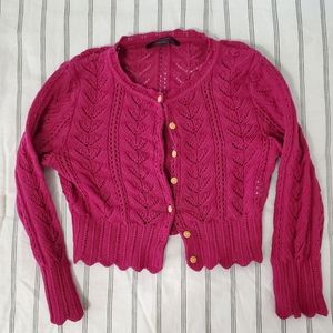 Crop cardigan XS